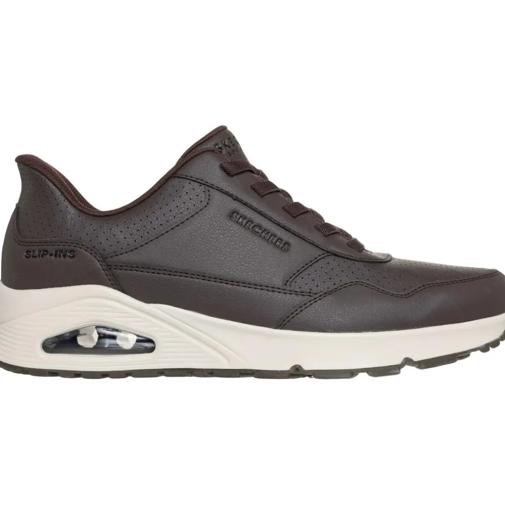 Skechers Slip-ins: UNO - Banksia Luxe schoenen heren chocolate