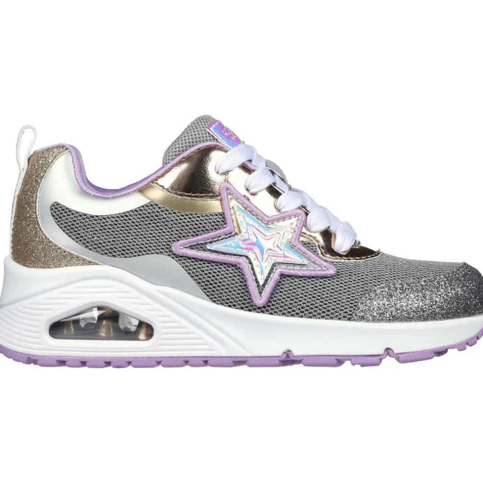 Skechers Uno Starry Vibe schoenen junior gunmetal multi