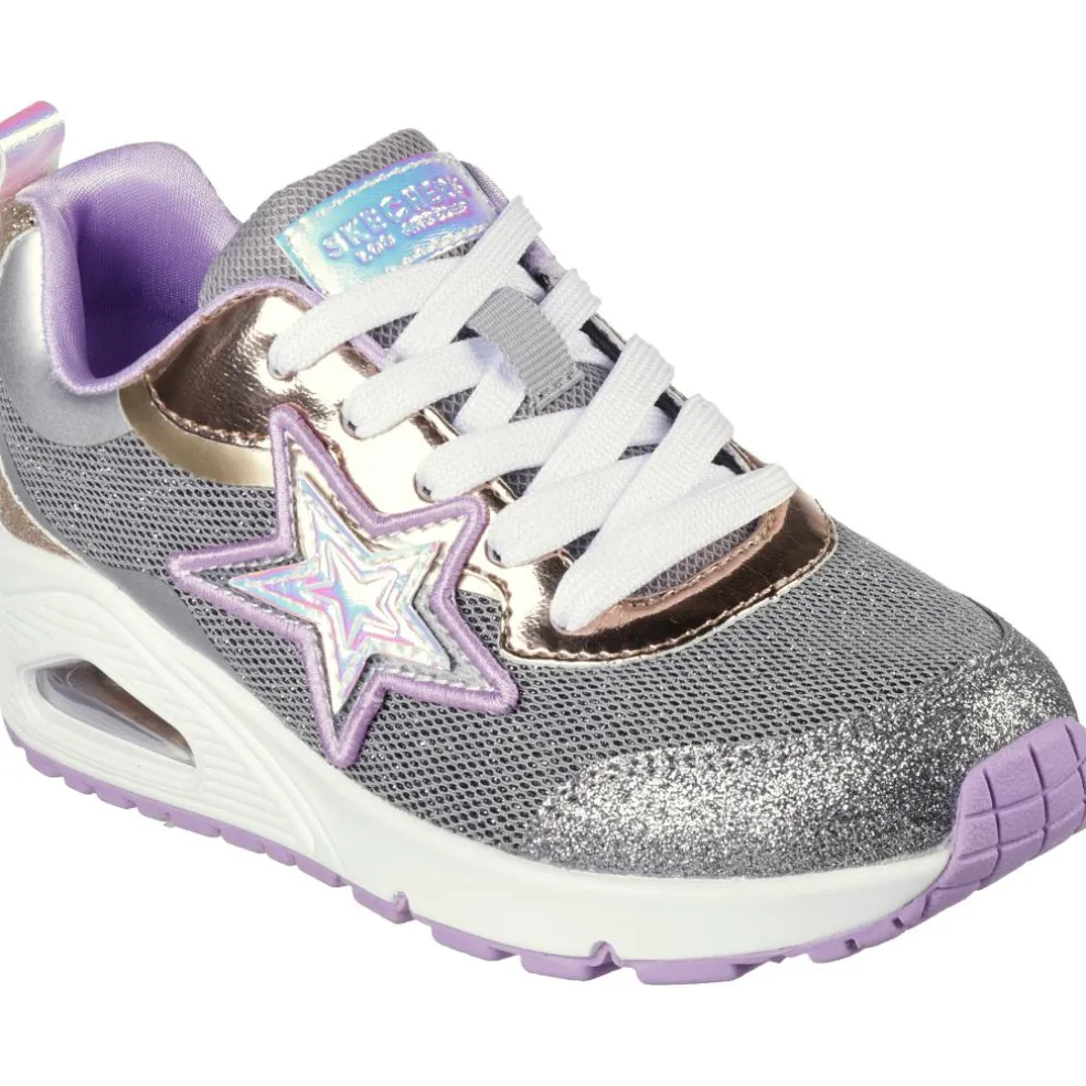 Skechers Uno Starry Vibe schoenen junior gunmetal multi