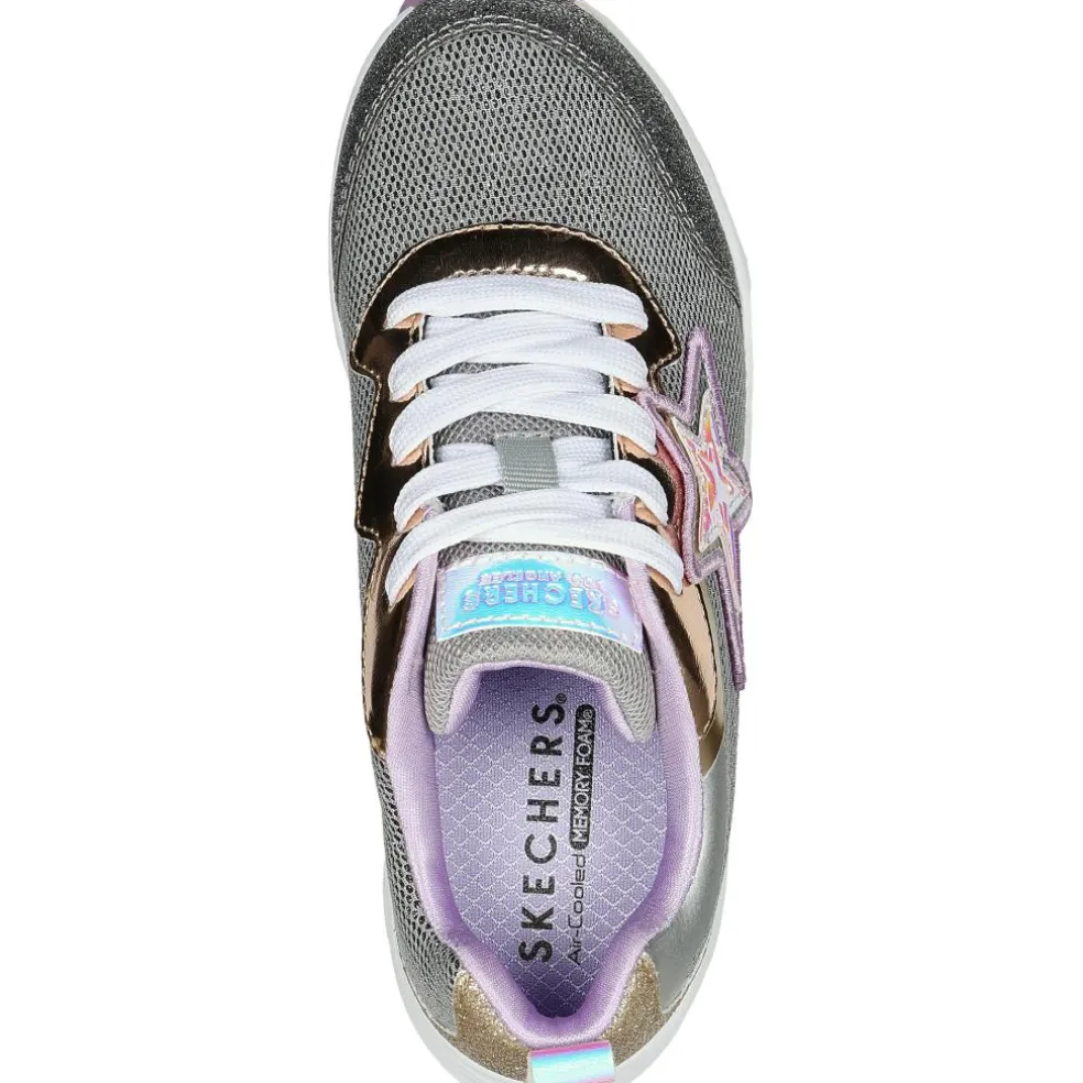 Skechers Uno Starry Vibe schoenen junior gunmetal multi