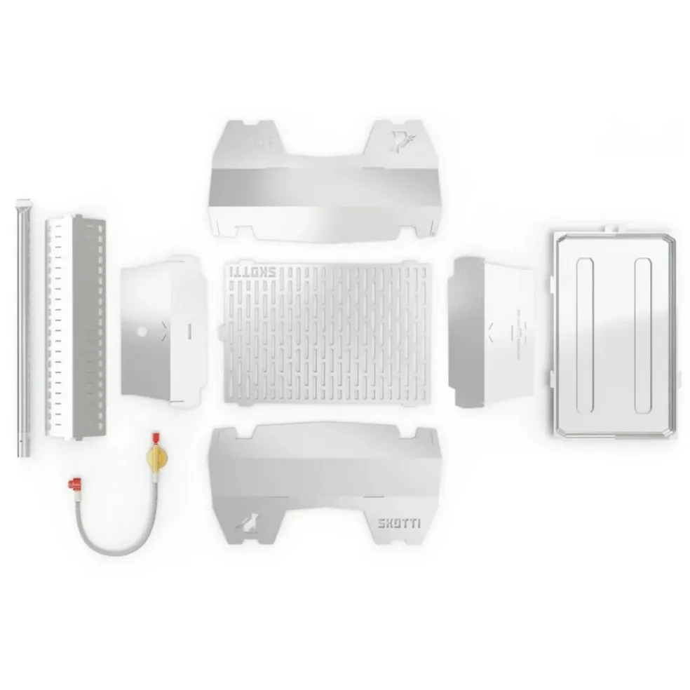 SKOTTI Grill gasbarbecue silver