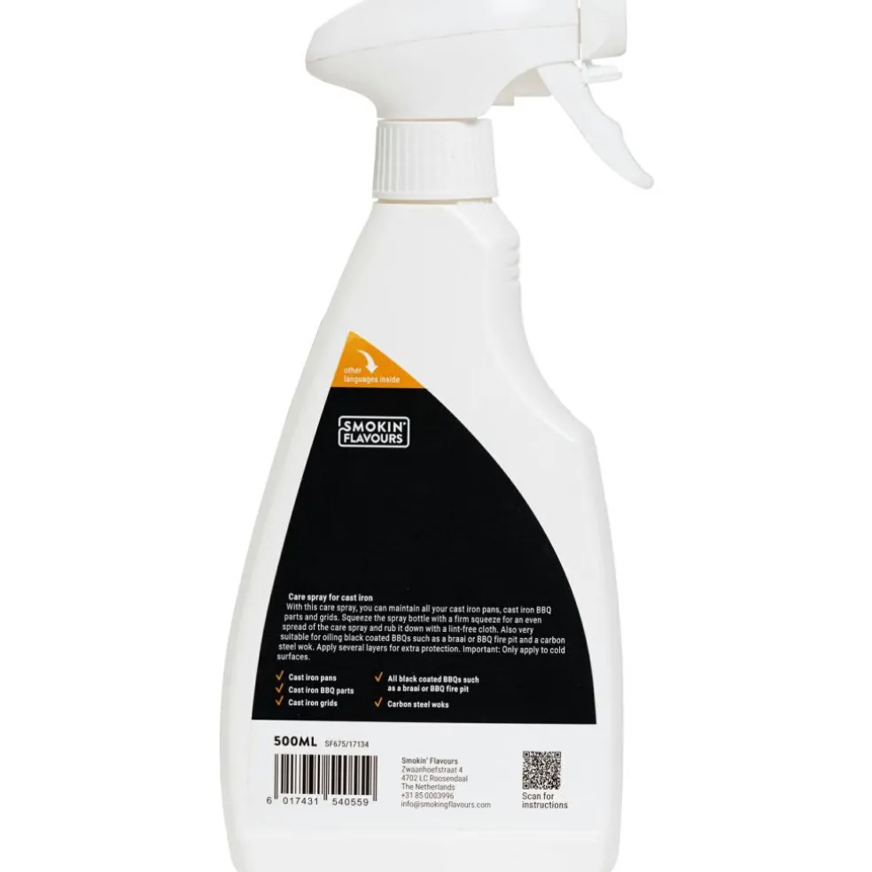 Smokin' Flavours Cast Iron Care spray 500 ml