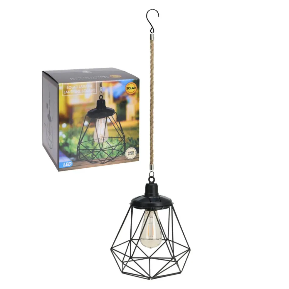 Solar Lantaarn metaal assorti