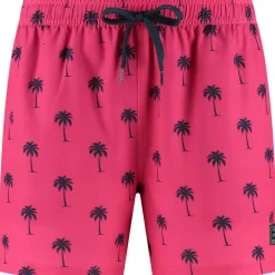 Son of a Beach  Palmtree zwembroek heren pink