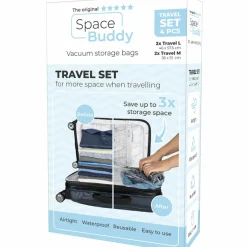 Space Buddy Vacuüm opbergzakken reisset 4-delig