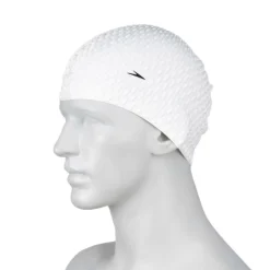 Speedo Bubble Cap badmuts white