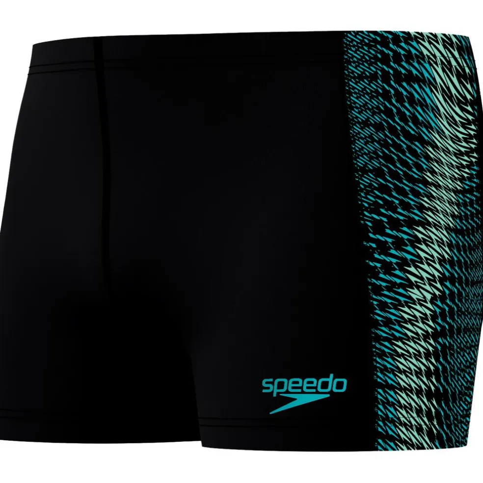 Speedo Endurance+ MAX Tech Panel zwemboxer heren black turquoise