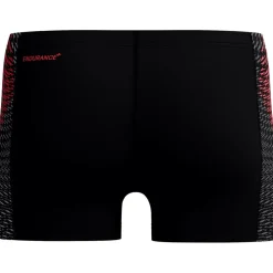 Speedo Endurance+ Tech Panel zwemboxer heren black red