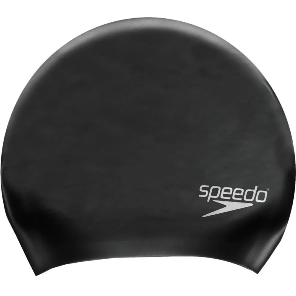 Speedo Long Hair badmuts black