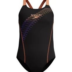 Speedo Medley Logo Medalist badpak junior black peach