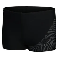 Speedo Medley Logo zwemboxer junior grey black