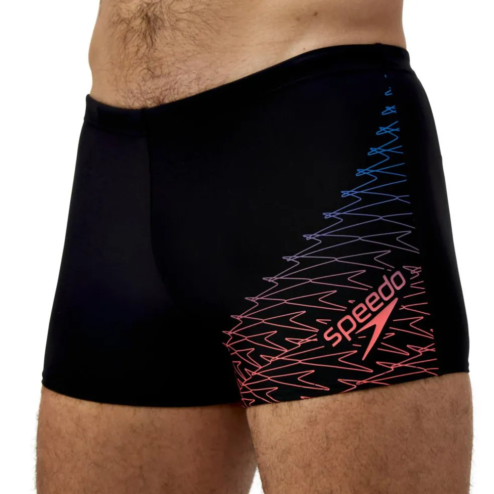 Speedo Medley Logo zwemboxer heren orange black