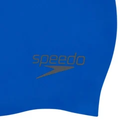 Speedo Plain Moulded badmuts blue