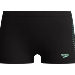 Speedo Plastisol Placement zwemboxer junior black green