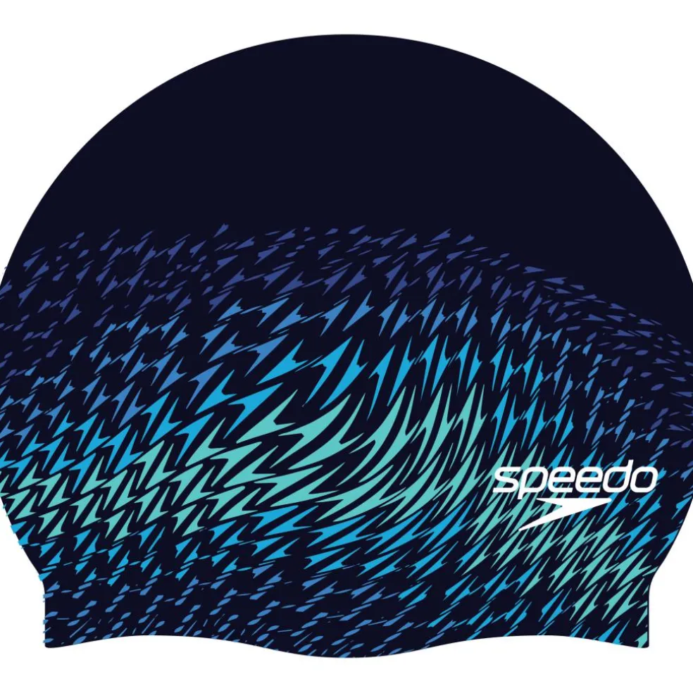 Speedo Slogan Print badmuts navy blue