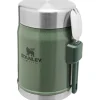 Stanley PMI  Classic Legendary +spork lunchpot 400 ml  hammertone green