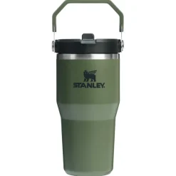Stanley PMI Iceflow Flip Straw Tumbler thermosbeker 590 ml dried pine