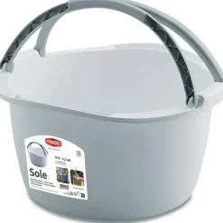 Stefanplast Ronde afwasteil met hengsels 16 liter assorti