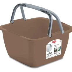 Stefanplast Vierkante afwasteil met hengsels 18,5 liter assorti