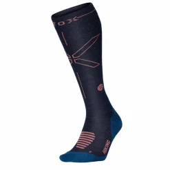 STOX Energy Socks  Merino Hiking wandel compressiesokken dames dark blue coral
