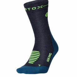STOX Energy Socks  Merino Hiking wandel compressiesokken heren dark  blue green