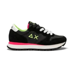 SUN68 Ally Solid Nylon schoenen dames black yellow fluo