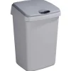 Sunware Delta prullenbak met klep 25 liter grijs