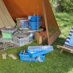 Sunware Q-Line Camping opbergbox 9,5 liter blauw