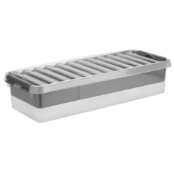 Sunware Q-Line Multi opbergbox 6,5 liter transparant metaal