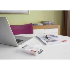 Sunware Q-Line opbergbox 0,2 liter transparant metallic