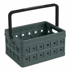 Sunware Square Folda vouwkrat met handgreep 24 liter antraciet