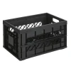 Sunware Square Heavy Duty vouwkrat 45 liter zwart