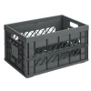 Sunware Square Heavy Duty vouwkrat 45 liter antraciet