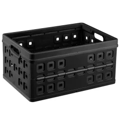 Sunware Square vouwkrat 46 liter zwart