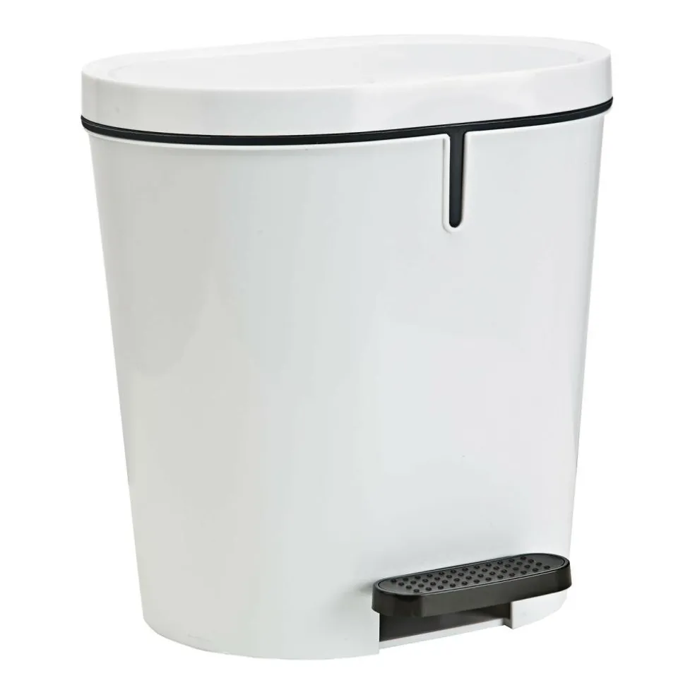 Sunware Zamora pedaalemmer 8 liter wit