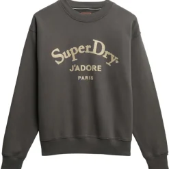Superdry Brand Mark sweater dames vintage black