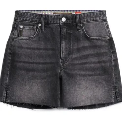 Superdry Cut Off short dames black stone