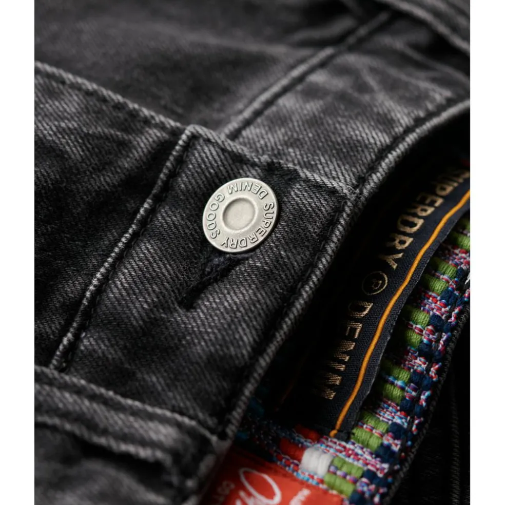 Superdry Cut Off short dames black stone