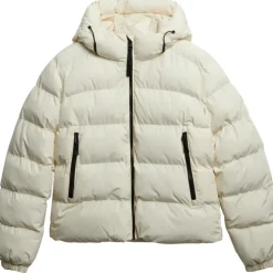 Superdry Puffer winterjas dames off white