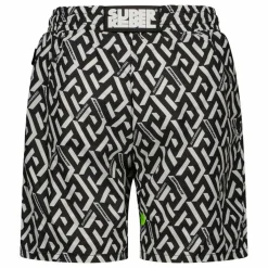 SuperRebel Bay All Over zwembroek junior ao graphic black