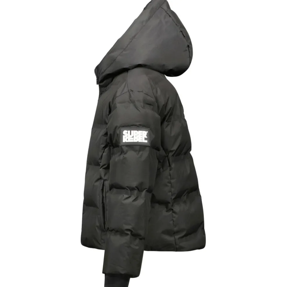 SuperRebel BELLA winterjas junior black