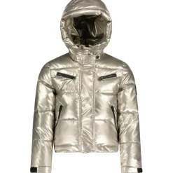 SuperRebel SPICY winterjas junior silver foil