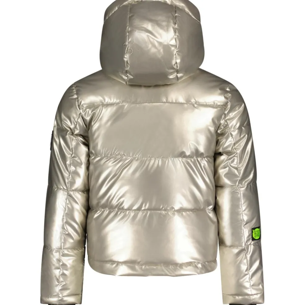 SuperRebel SPICY winterjas junior silver foil