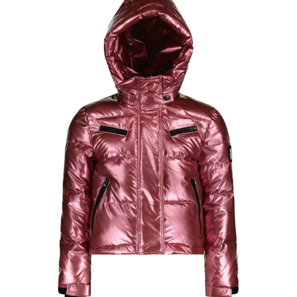 SuperRebel SPICY winterjas junior pink metallic