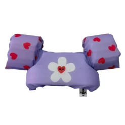 Swim Essentials  Puddle Jumper zwemvest 2 tot 6 jaar - 15 tot 30  kg lila hartjes