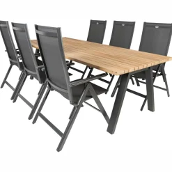 TASTE by 4 Seasons Ambassador 240 x 100 cm Aruba 6 tuinset anthracite