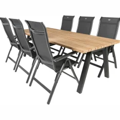 TASTE by 4 Seasons Ambassador 240 x 100 cm Alice 6 tuinset anthracite