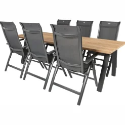 TASTE by 4 Seasons  Ambassador 240 x 100 cm Alice 6 tuinset anthracite