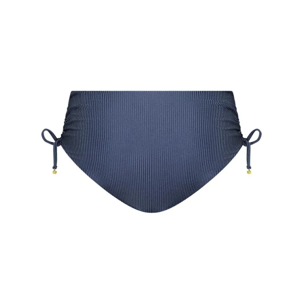Ten Cate Beach Midi Bow bikini broekje dames shiny indigo