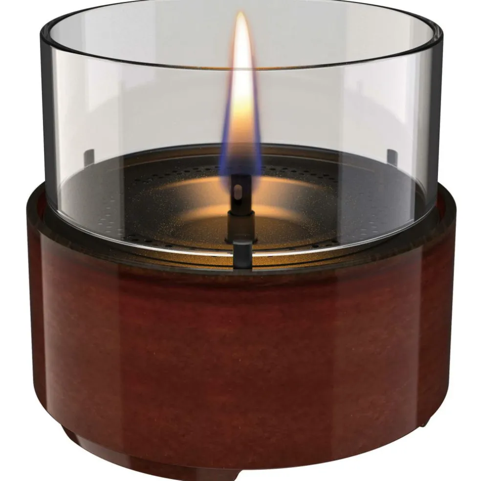 Tenderflame Café 14 Reactive Glass tafelvuur amber